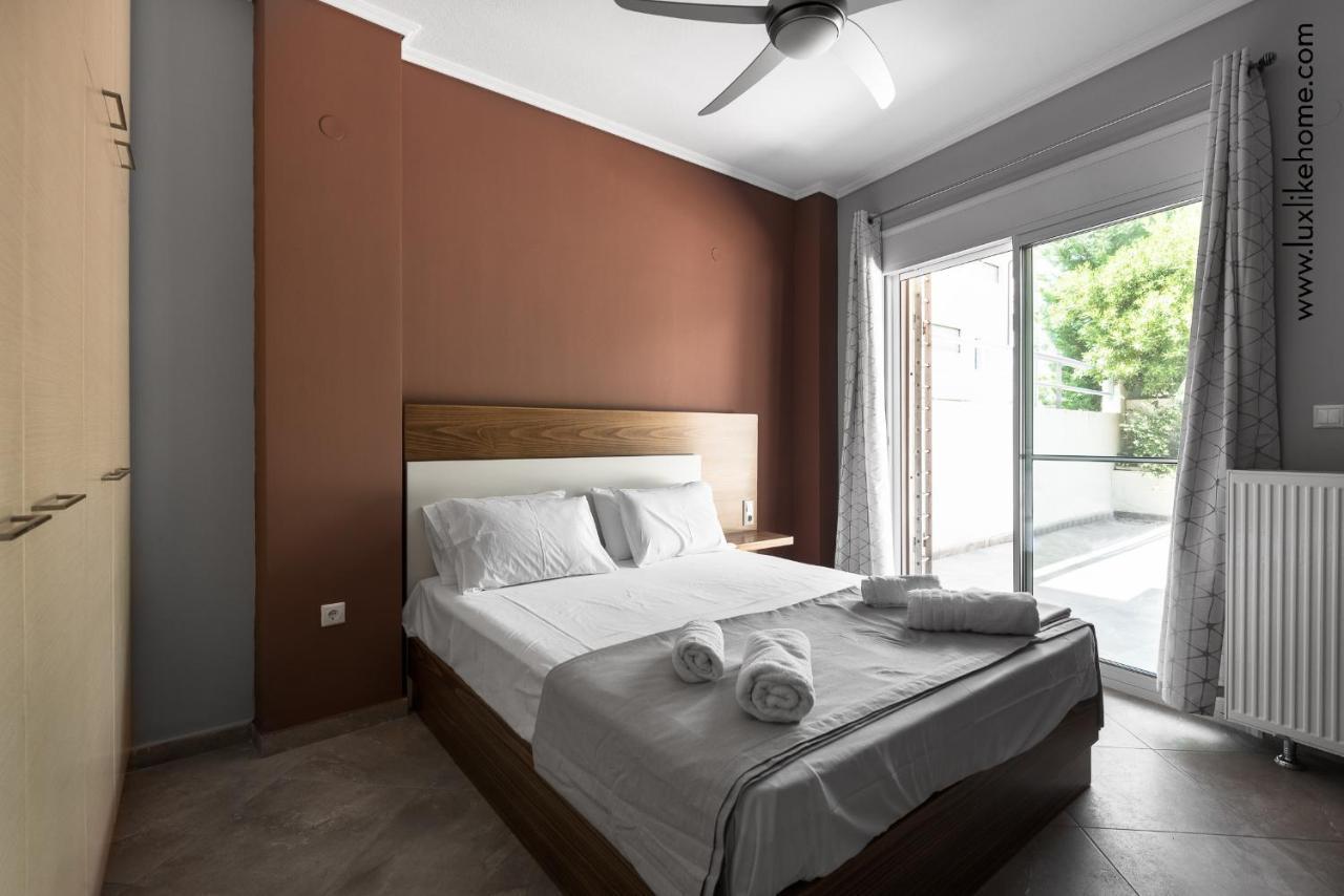 #Luxlikehome - Mediterranee Beachfront Summer House Kalyves Polygyrou Kültér fotó